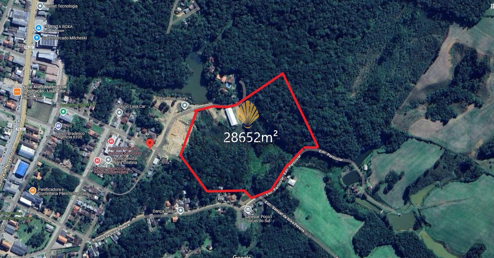 Terreno à venda, 28.652 m2 por R  4.599.000,00 - Centro - Tiju...