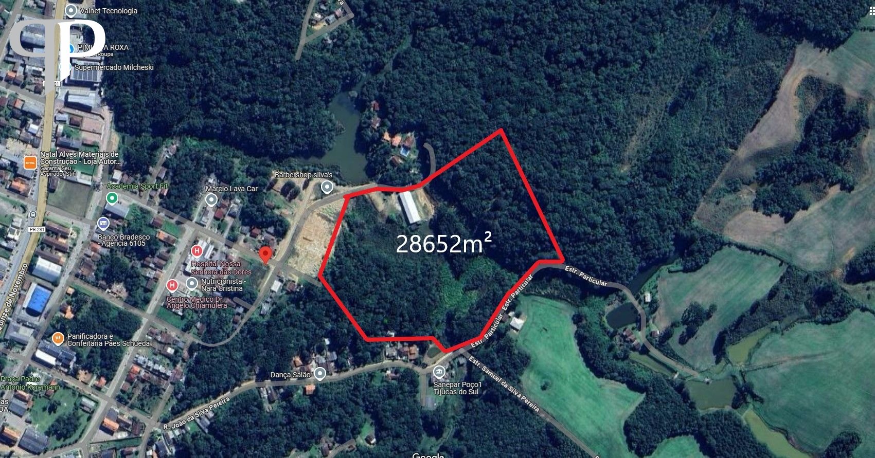 Terreno à venda, 28.652 m2 por R  4.599.000,00 - Centro - Tiju...