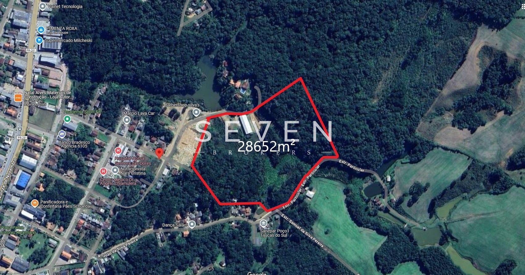 Terreno à venda, 28.652 m2 por R  4.599.000,00 - Centro - Tiju...