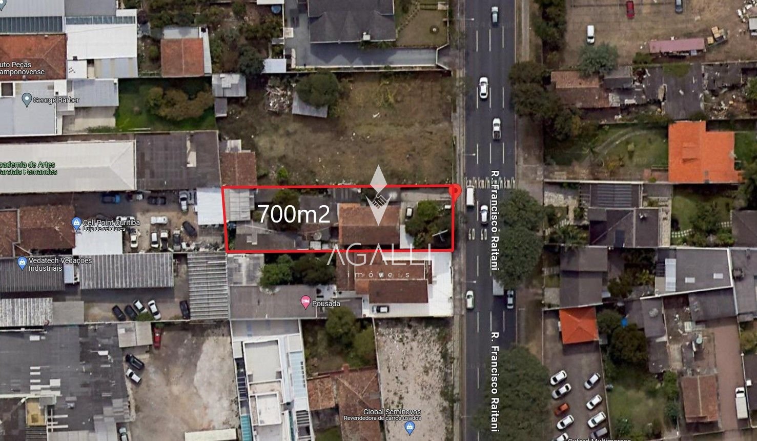 Terreno à venda, 700 m2 por R  1.350.000,00 - Capão Raso - Cur...