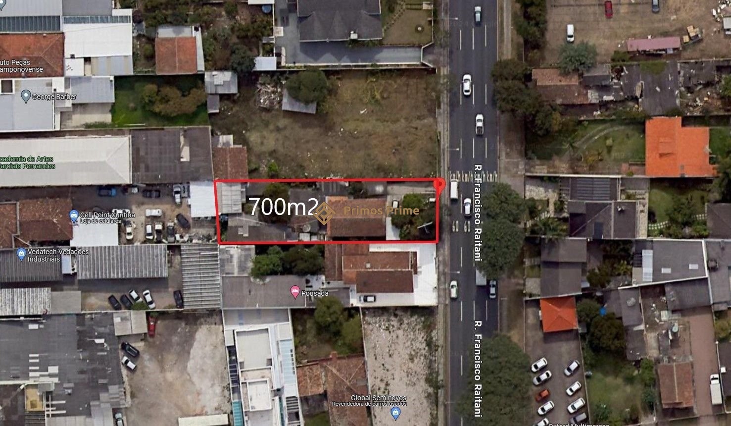 Terreno ? venda, 700 m2 por R  1.350.000,00 - Cap?o Raso - Cur...