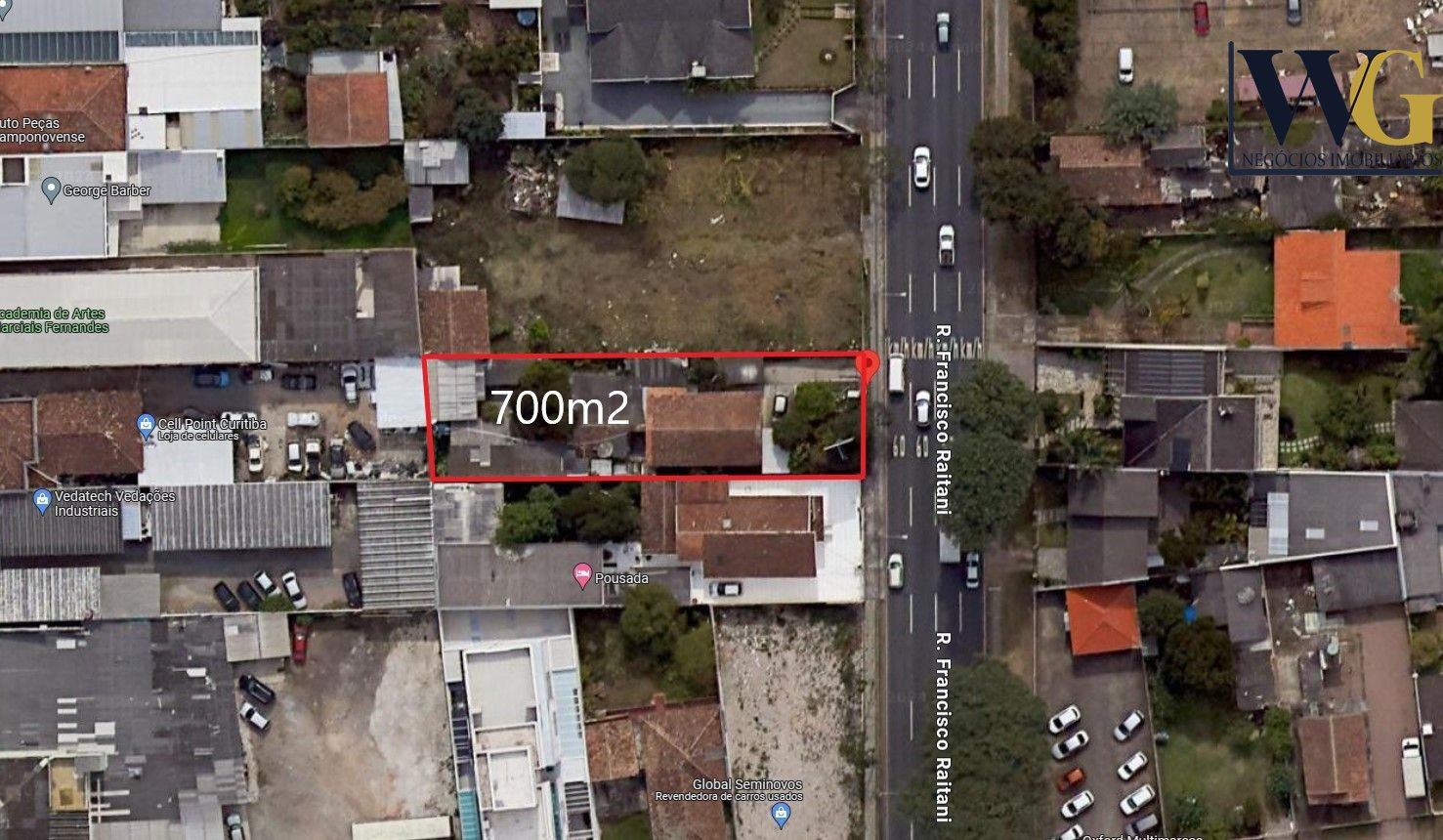 Terreno à venda, 700 m2 por R  1.350.000,00 - Capão Raso - Cur...