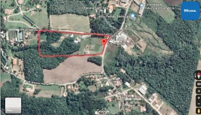 Área de 36.606 m  em Campo Magro, Próxima a Santa Felicidade, ...