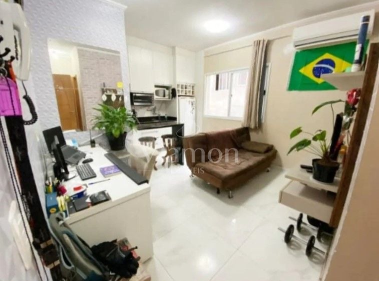 Apartamento 1 quarto com ar-condicionado, 38m , próximo ao Joc...