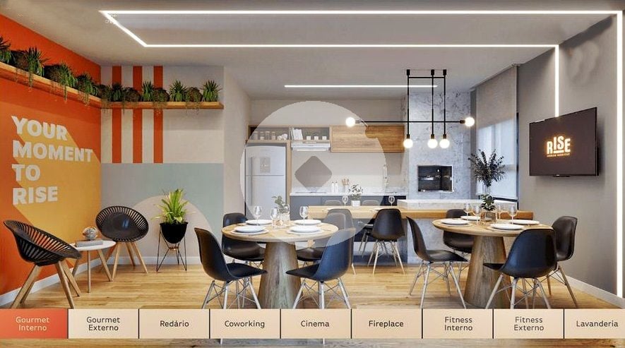 Apartamento com 2 dormitórios à venda, 53 m  por R  650.000,00 - Água Verde - Curitiba PR