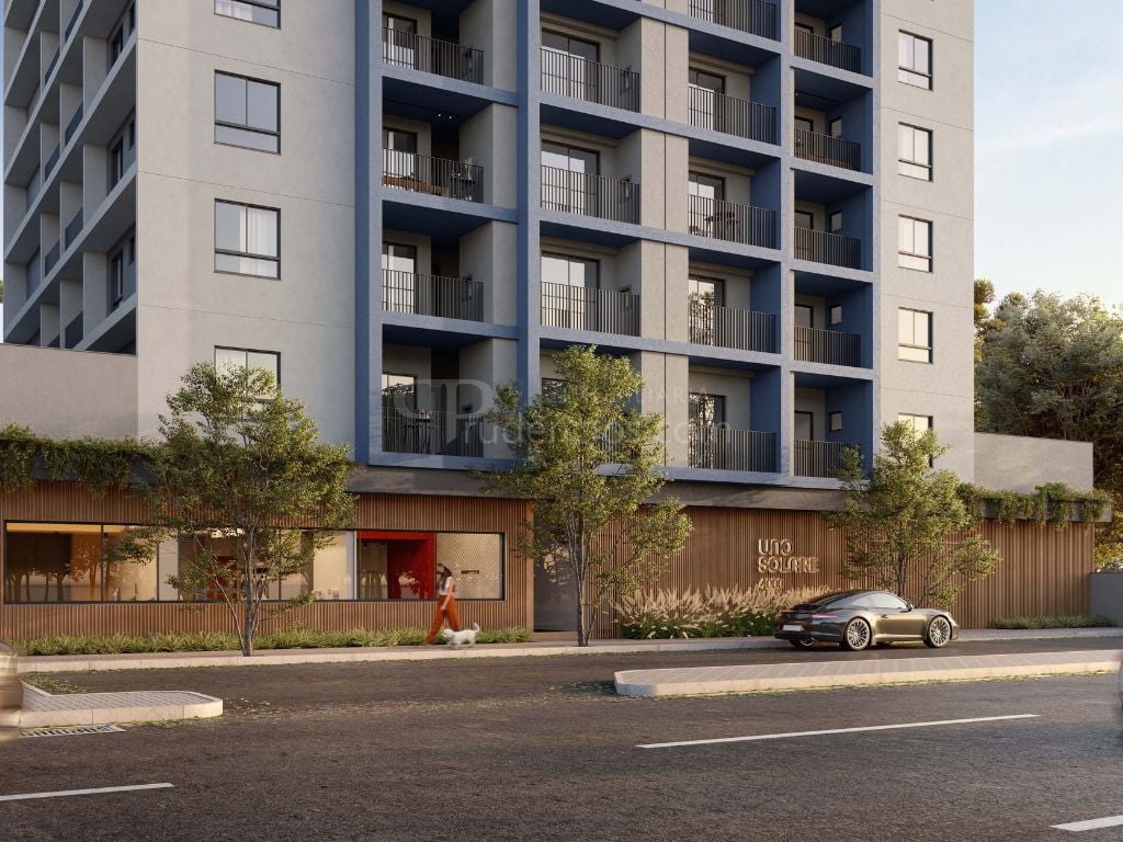 Apartamento no UNO Solare  2 Quartos, 60m  e Sacada com Churra...