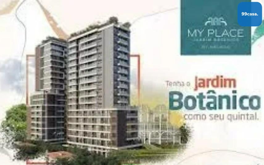 Studio com Sacada e Vaga no Helbor My Place Jardim Botânico  E...