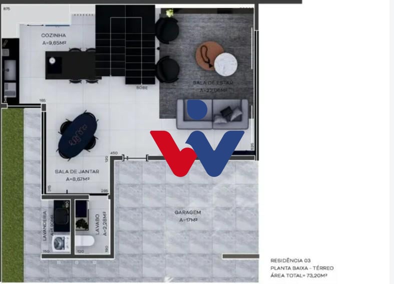 Casa com 3 dormitórios à venda,174.00 m , centro, CURITIBA - PR
