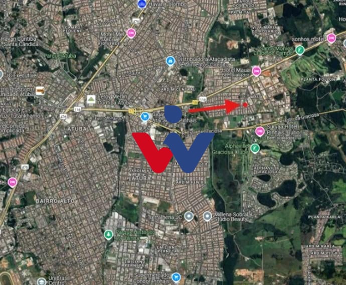 Terreno com 2 dormitórios à venda,1812.00 m , Mauá, COLOMBO - PR