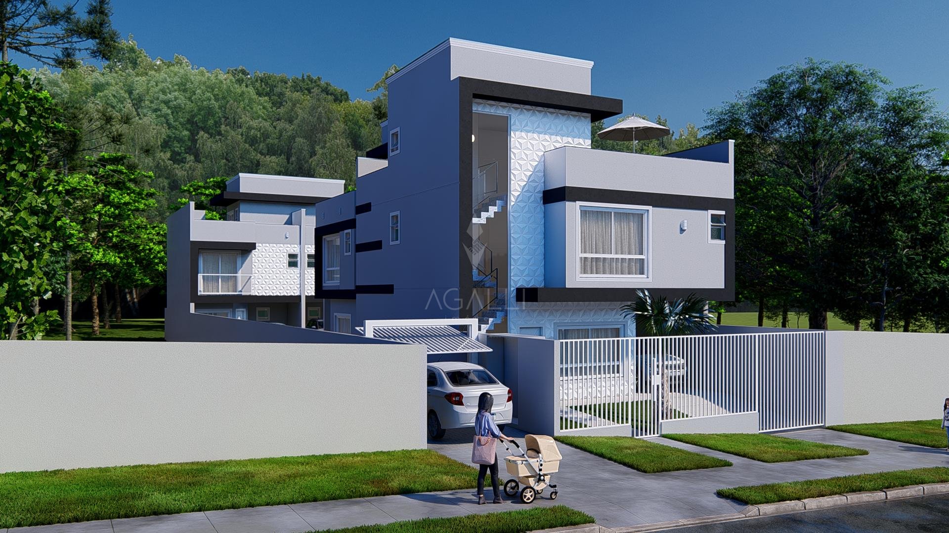 Sobrado novo no Portão