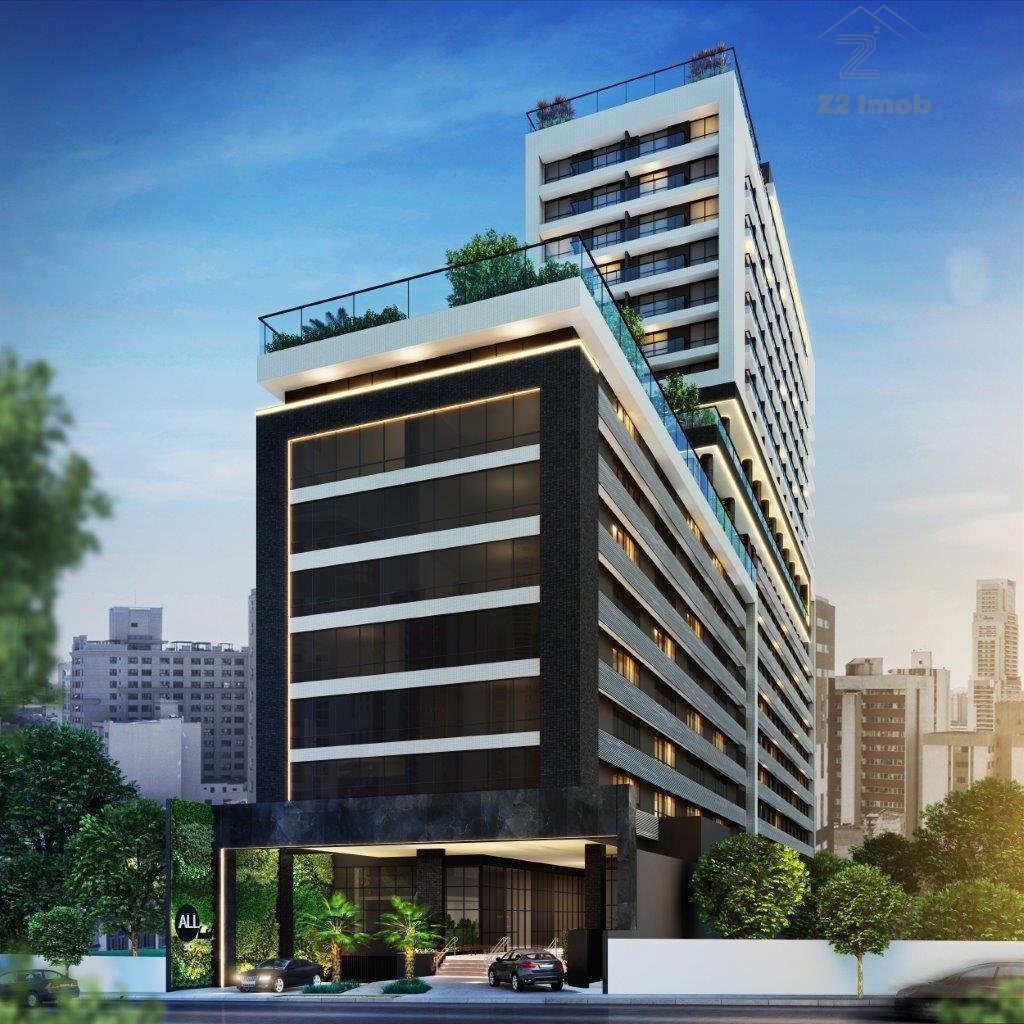 Studio moderno no centro de Curitiba com tecnologia, praticida...