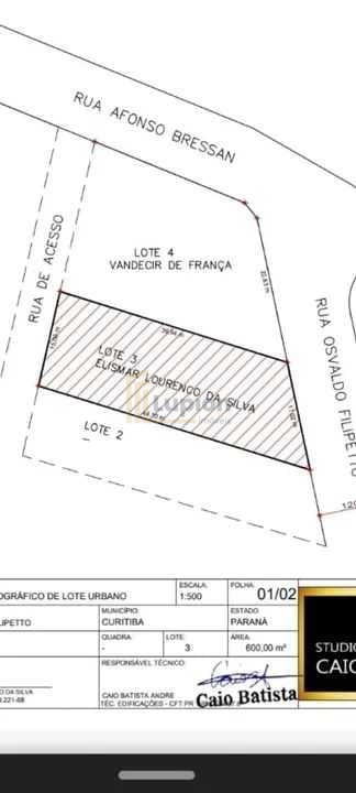Terreno 300m  com Duas Frentes, Excelente Localização, Ideal p...