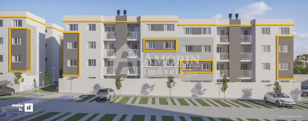 Apartamento Garden Dois Quartos, No Bairro Jardim Amélia Pinhais