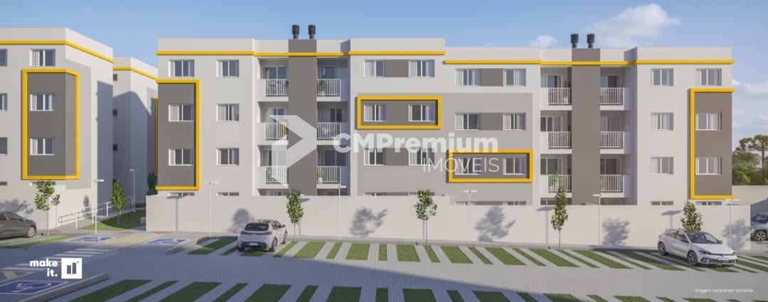 Apartamento Garden Dois Quartos, No Bairro Jardim Amélia Pinhais