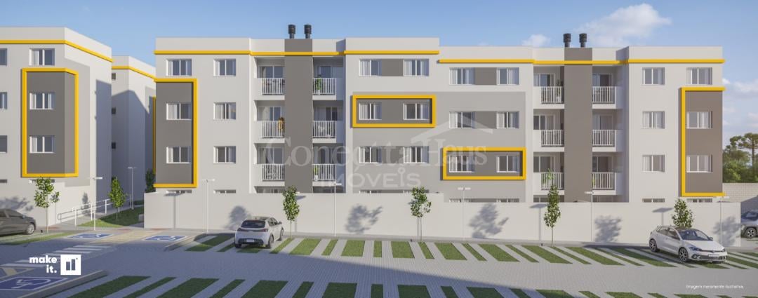 Apartamento Garden Dois Quartos, No Bairro Jardim Amélia Pinhais