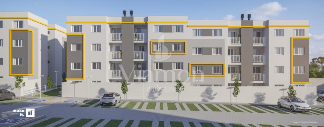 Apartamento Garden Dois Quartos, No Bairro Jardim Amélia Pinhais