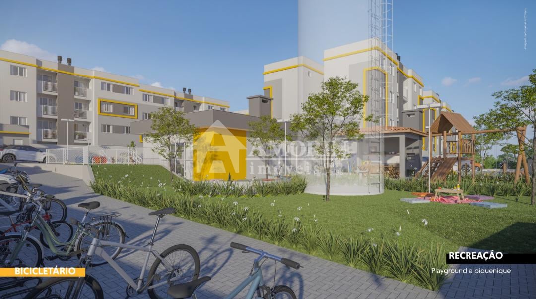 Apartamento Garden Dois Quartos, No Bairro Jardim Amélia Pinhais