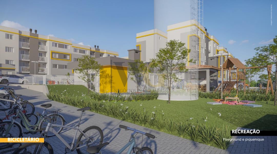 Apartamento Garden Dois Quartos, No Bairro Jardim Amélia Pinhais