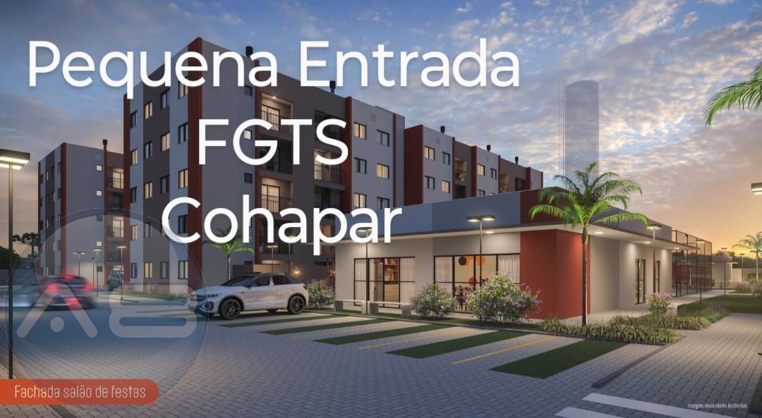 Lindo Apartamento Dois Quartos No Bairro Atuba Pinhais-PR