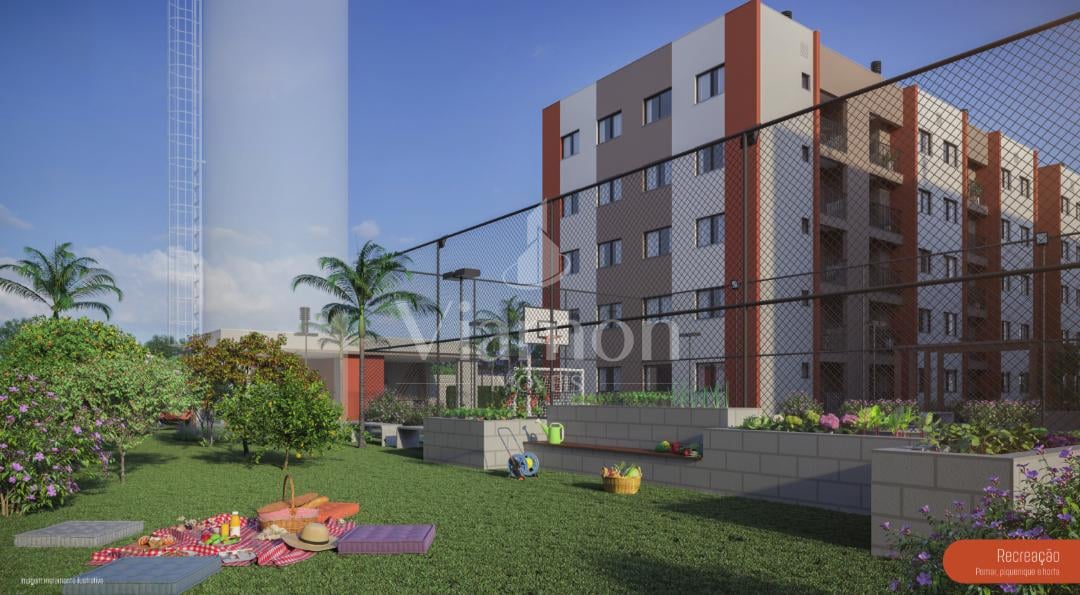 Lindo Apartamento Dois Quartos No Bairro Atuba Pinhais-PR