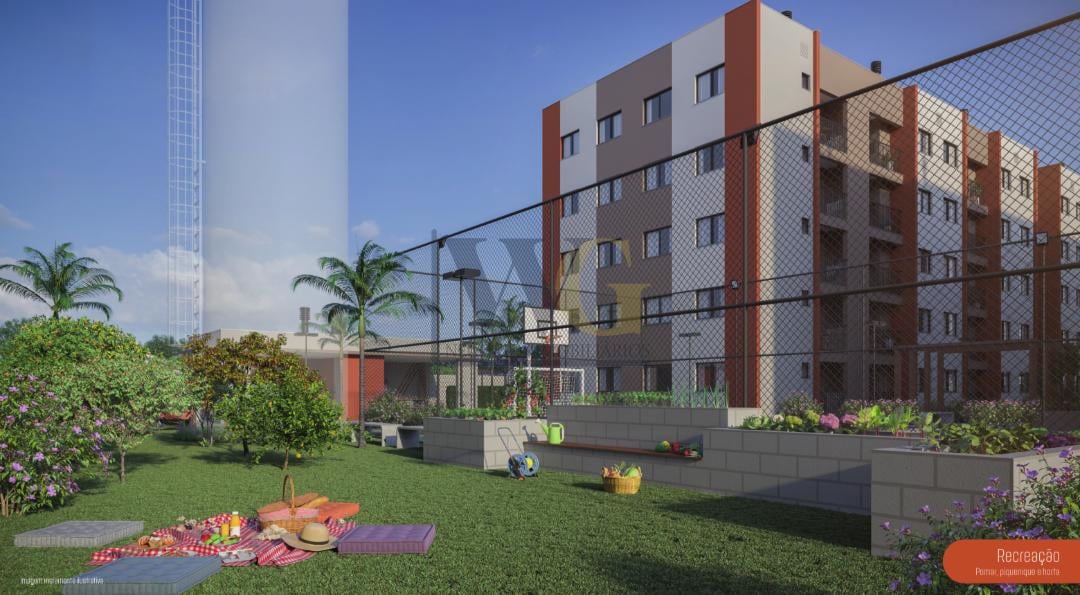 Lindo Apartamento Dois Quartos No Bairro Atuba Pinhais-PR