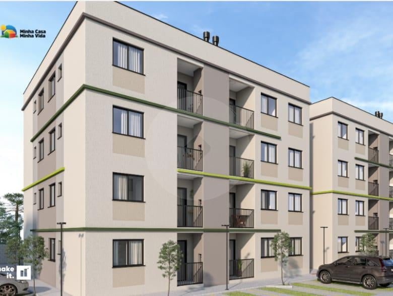 Apartamento Dois Quartos, No Bairro Vargem Grande Pinhais Paraná