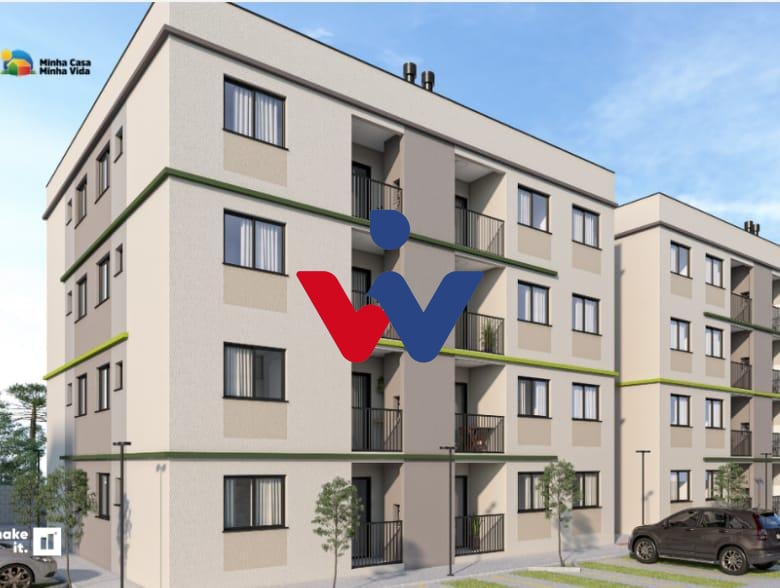 Apartamento Dois Quartos, No Bairro Vargem Grande Pinhais Paraná