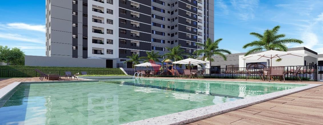Apartamento com 2 dormitórios à venda,61.91 m , água verde, CU...