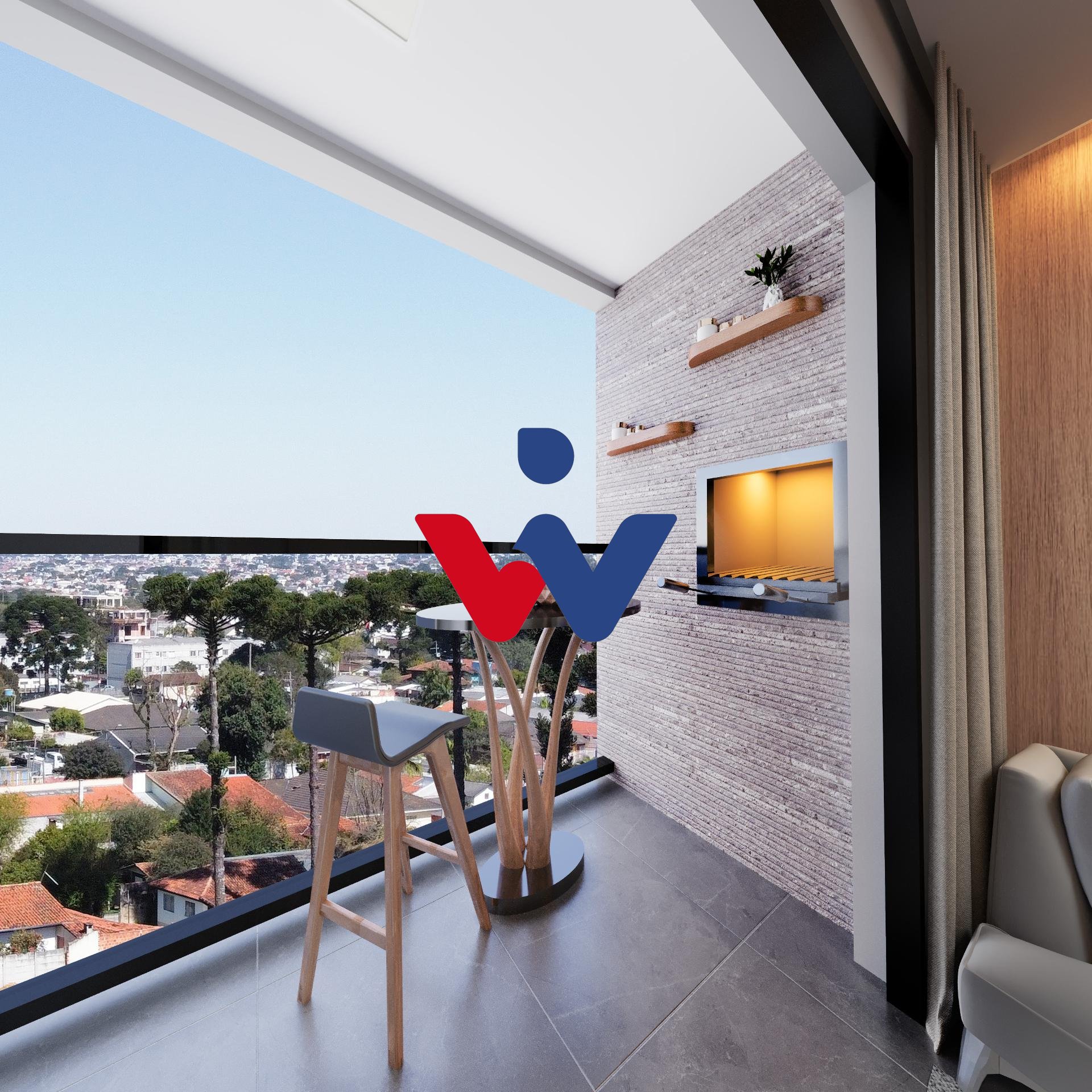 Apartamento com 2 dormitórios à venda,81.40 m , Pinhais, PINHA...