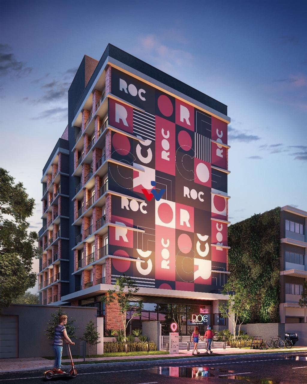 Studio com 1 dormitório à venda,19.25 m , rebouças, CURITIBA - PR