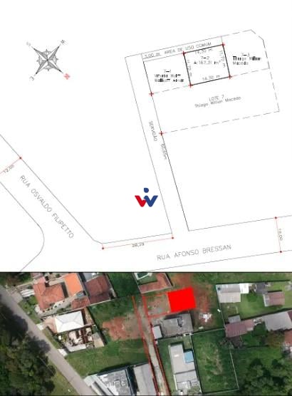 Terreno à venda,167.00 m , butiatuvinha, CURITIBA - PR
