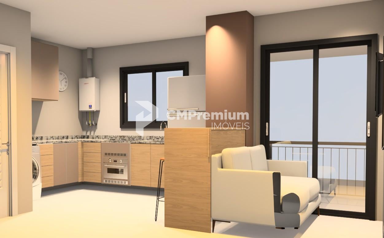 Apartamento com 1 dormitório à venda, cajuru, CURITIBA - PR