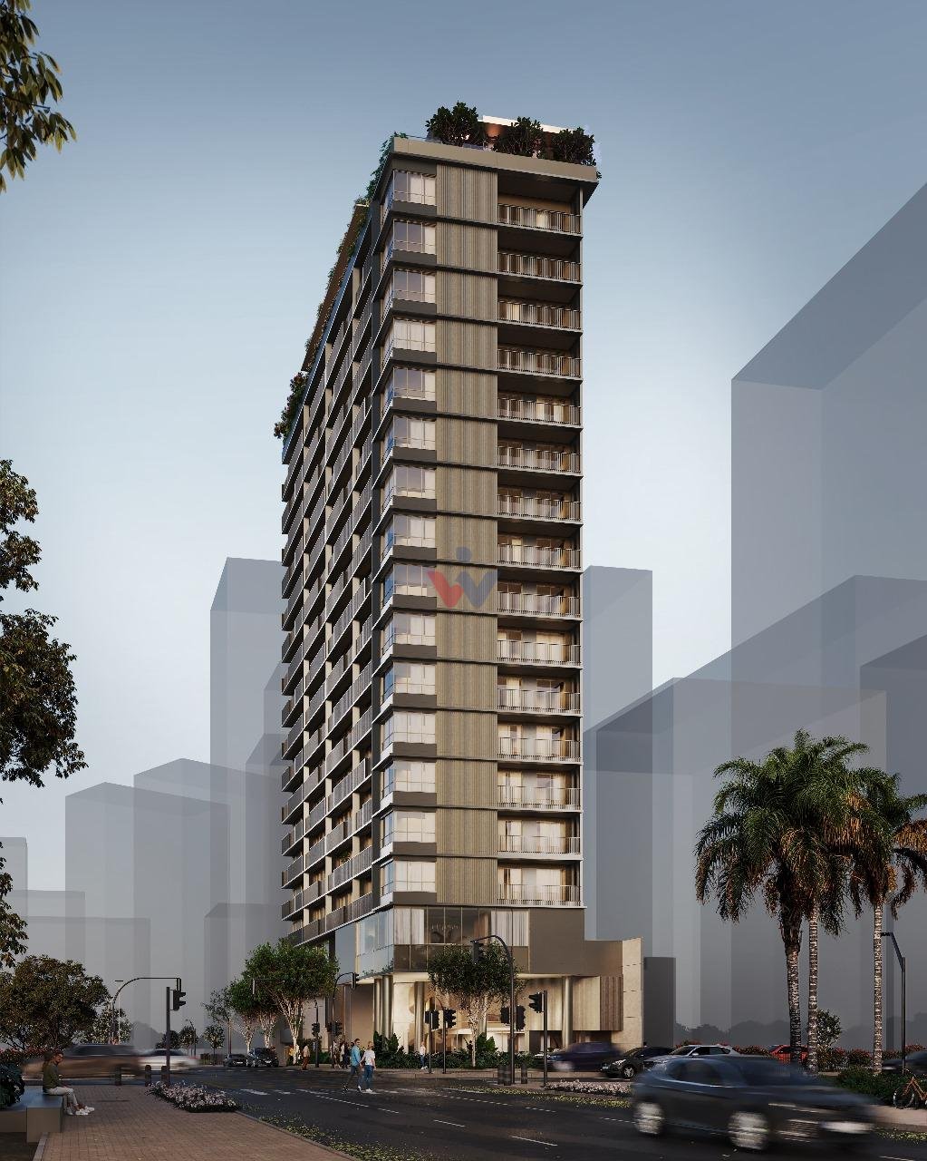 Apartamento com 1 dormitório,46.06 m , centro, CURITIBA - PR