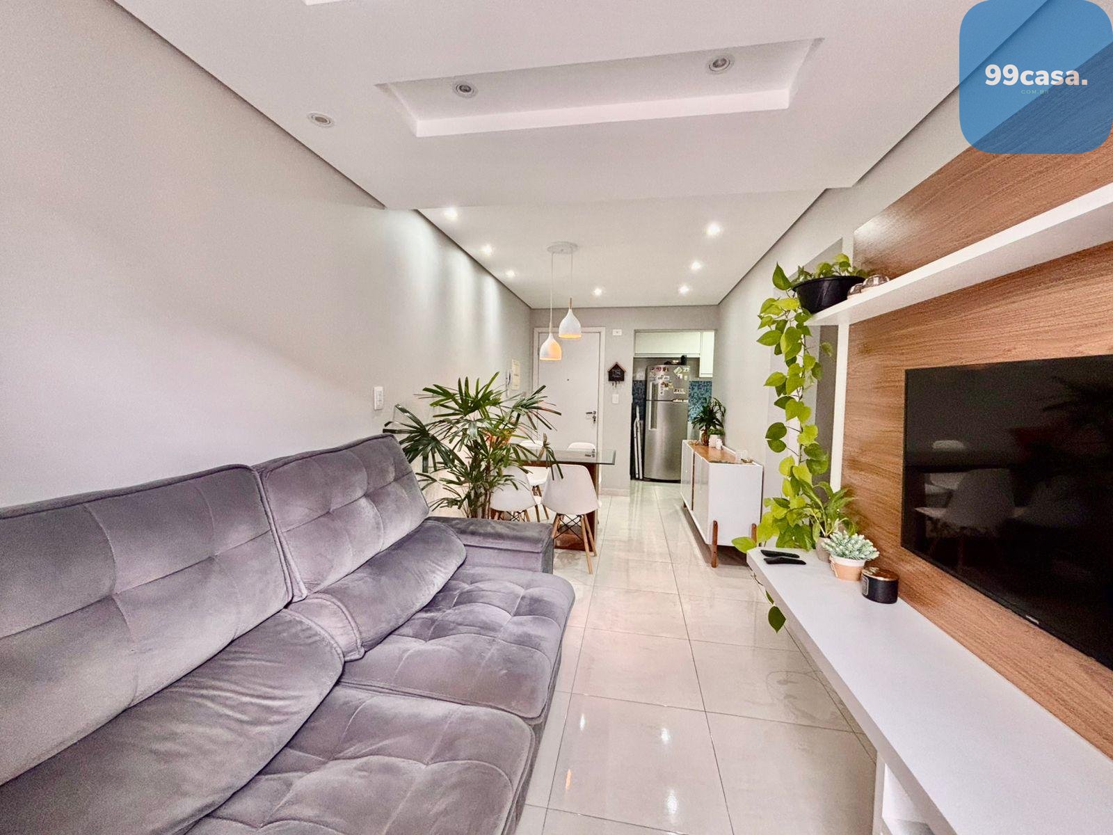 Apartamento de 2 Quartos, 46 m  e Móveis Planejados  Capão Ra...