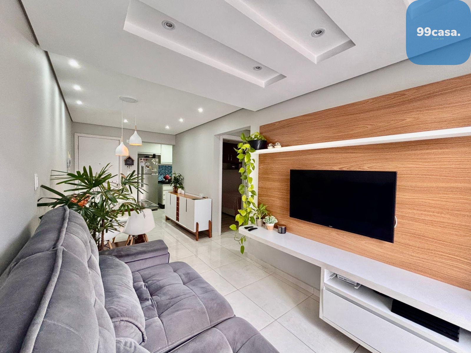 Apartamento de 2 Quartos, 46 m  e Móveis Planejados  Capão Ra...