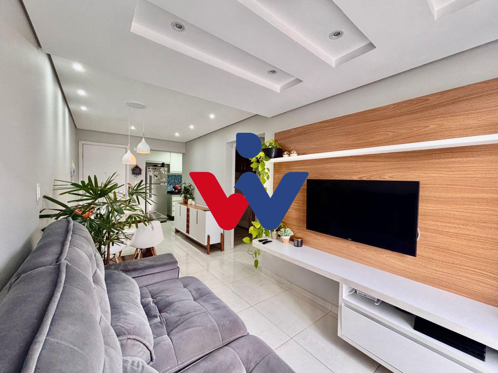 Apartamento de 2 Quartos, 46 m  e Móveis Planejados  Capão Ra...