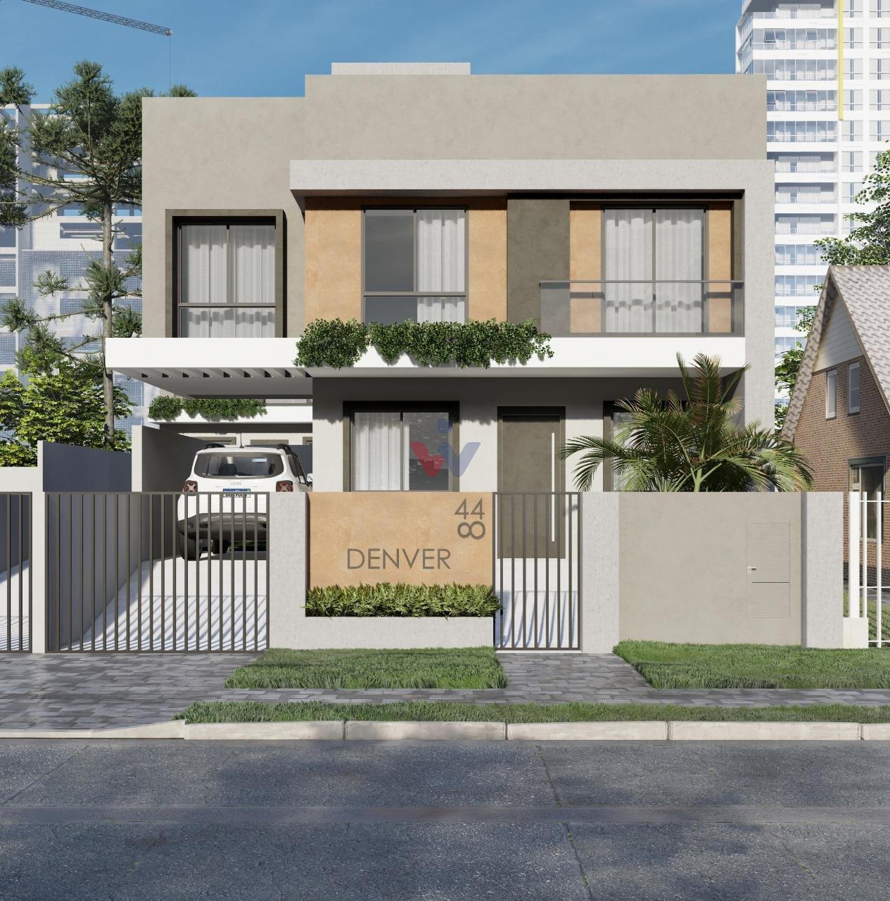 Sobrado com Ático no Lindóia, 3 Quartos e 2 Vagas por 679.000,00