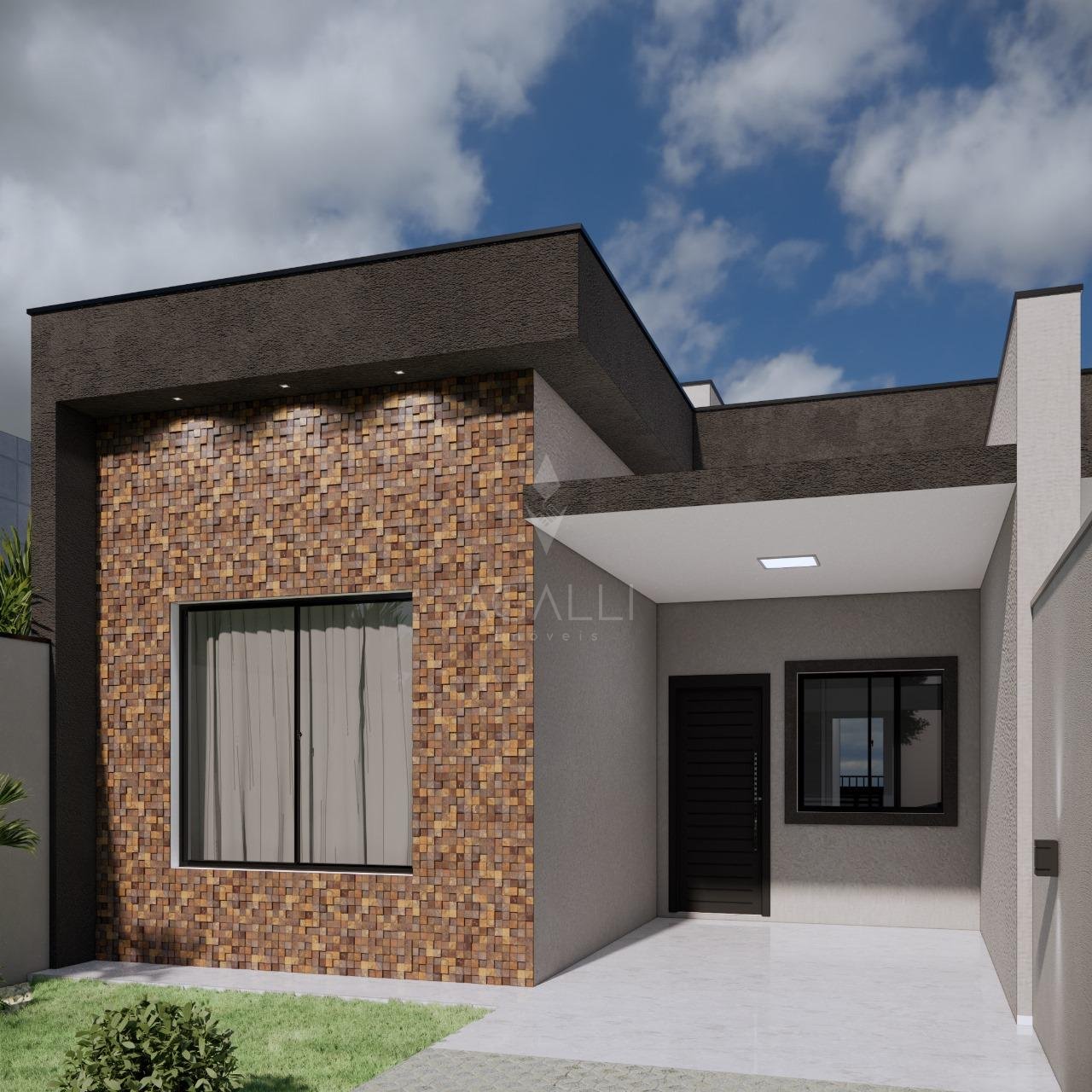 Casa nova, com 03 quartos  1 suíte  92m  terreno de 234m  em A...