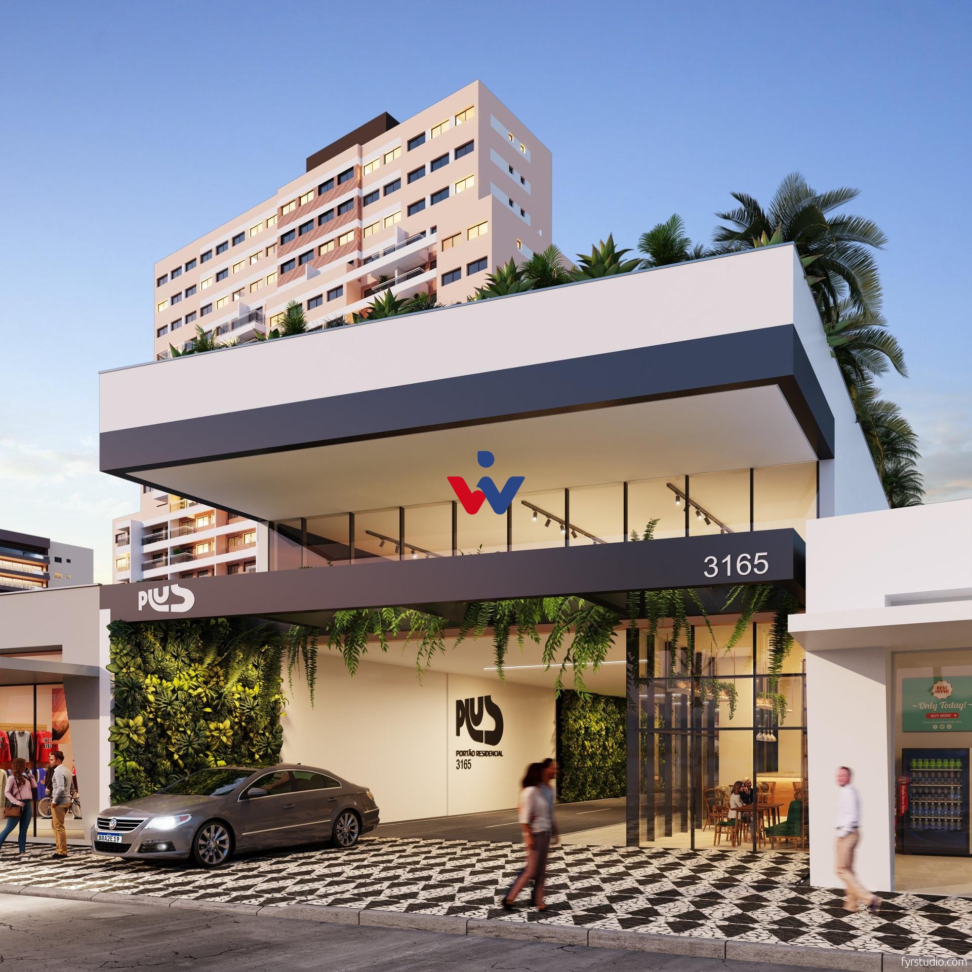 Studio no Portão com Vaga  8  Andar e Lazer Completo por R  4...
