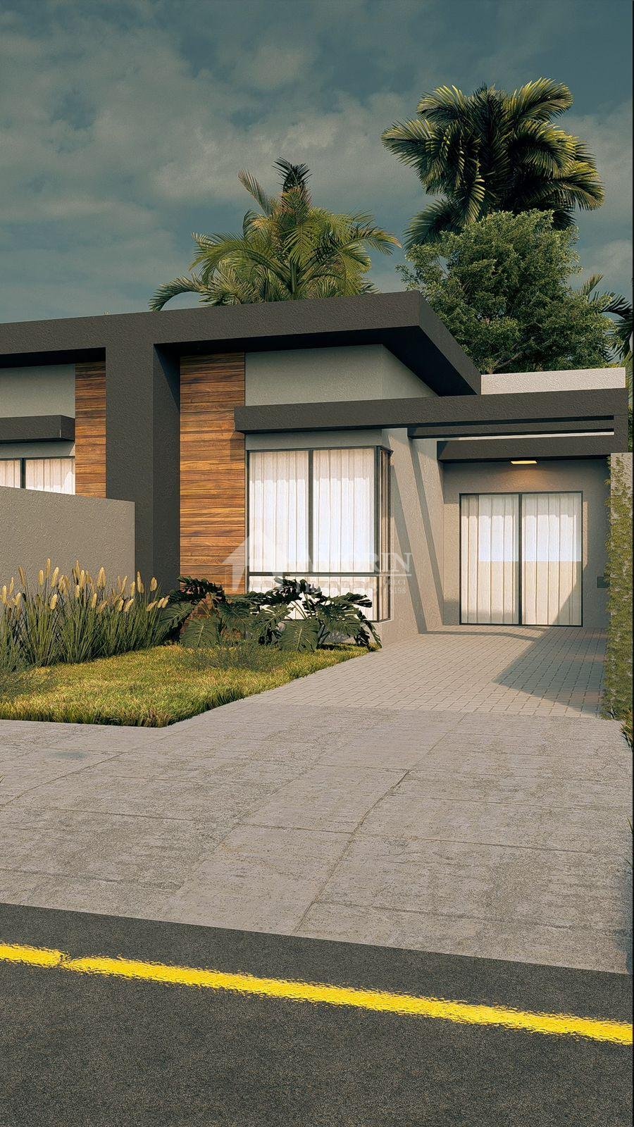 Casa Nova 62m  com 3 Quartos, Gourmet, Jardim e Garagem. Confo...