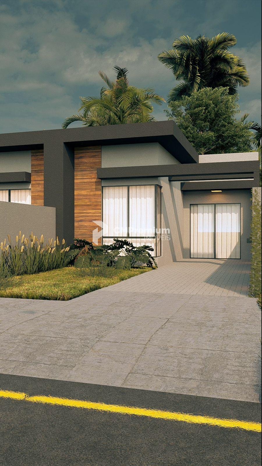 Casa Nova 62m  com 3 Quartos, Gourmet, Jardim e Garagem. Confo...