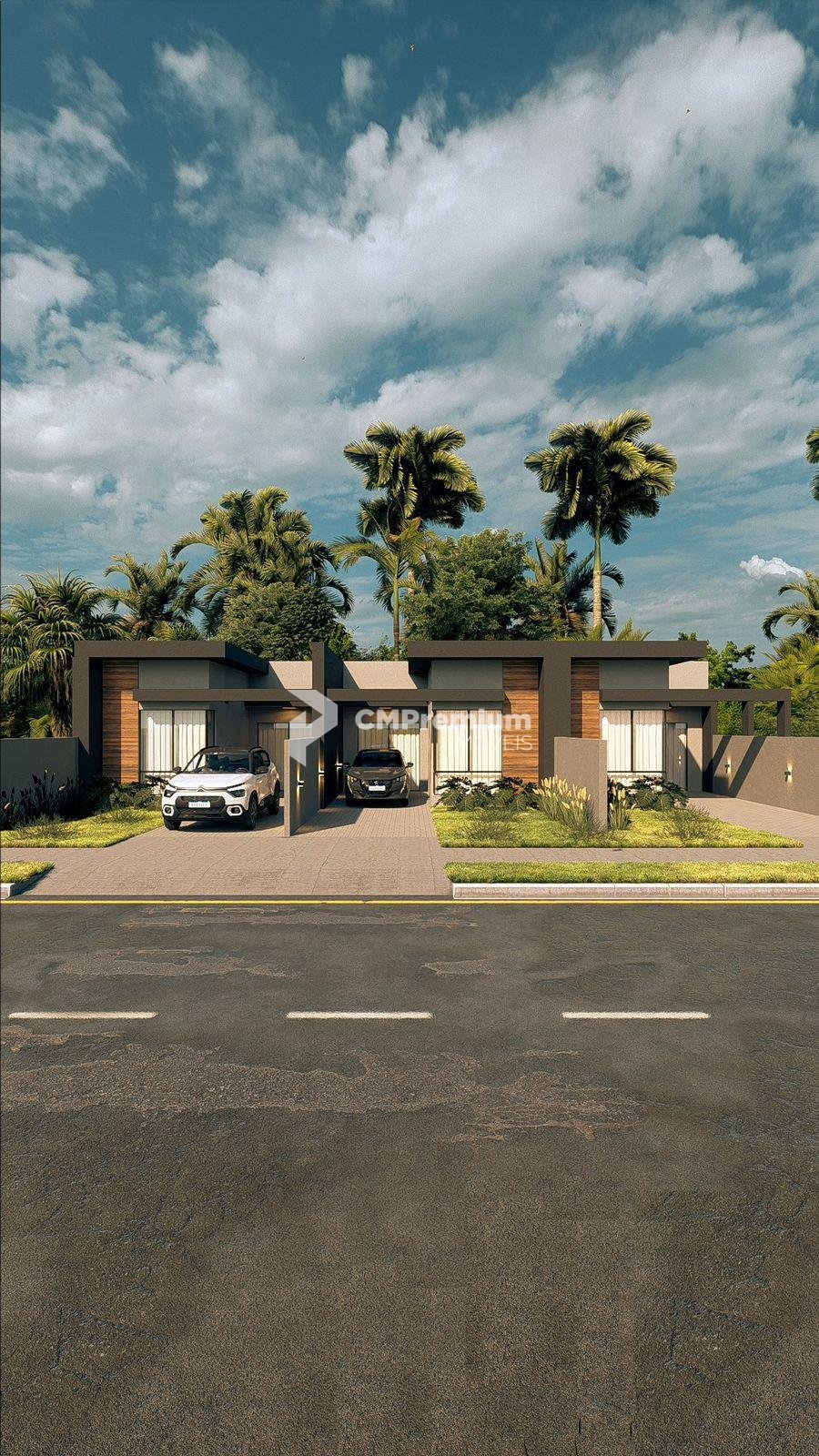 Casa Nova 62m  com 3 Quartos, Gourmet, Jardim e Garagem. Confo...