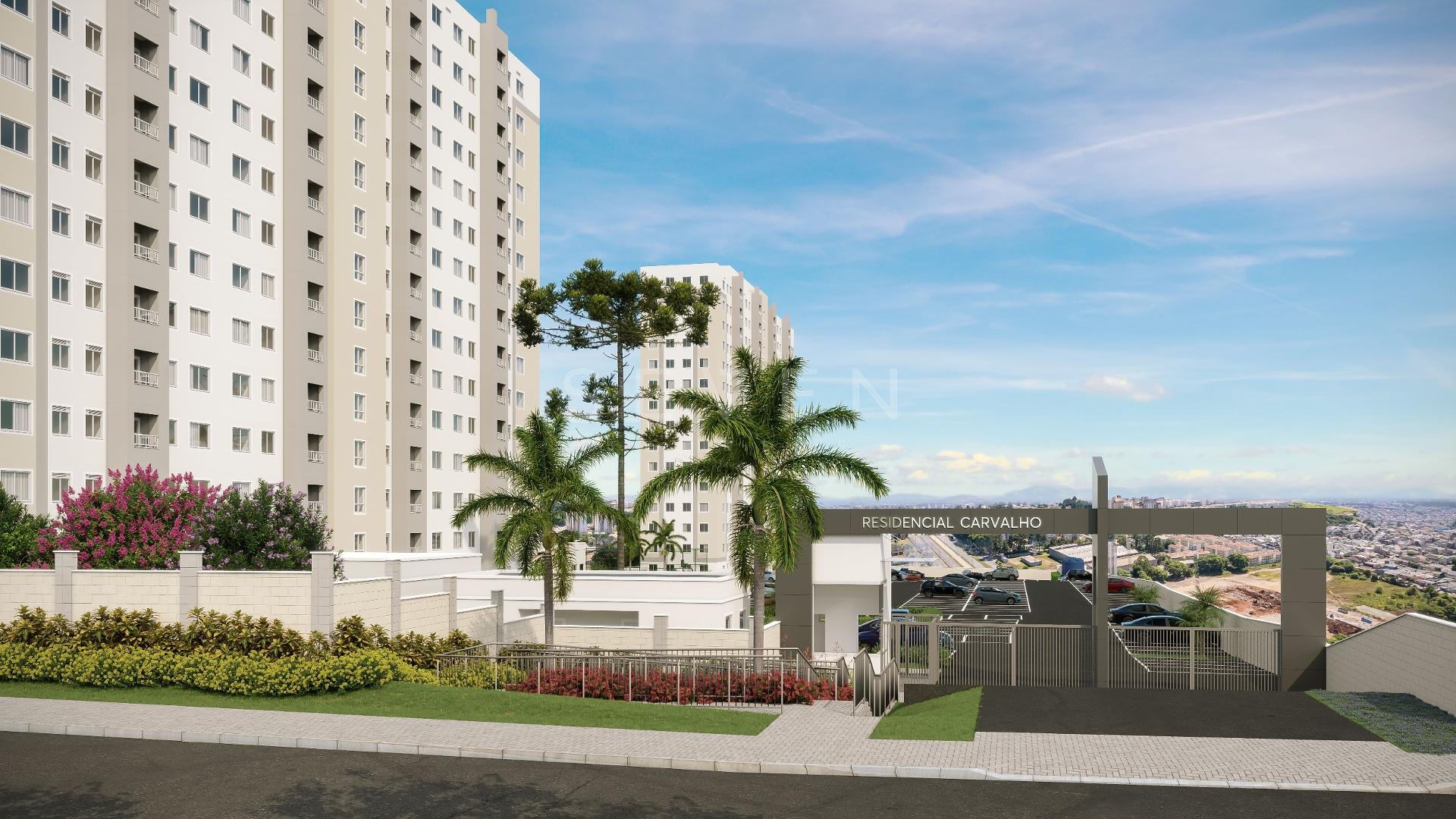 Apartamento 2 Quartos com Garden e Sacada no Pinheirinho
