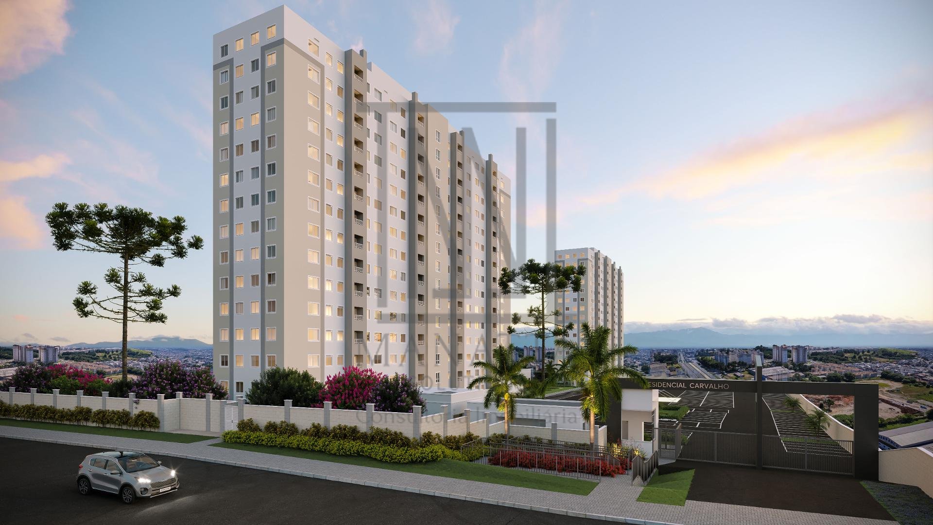Apartamento 2 Quartos com Garden e Sacada no Pinheirinho