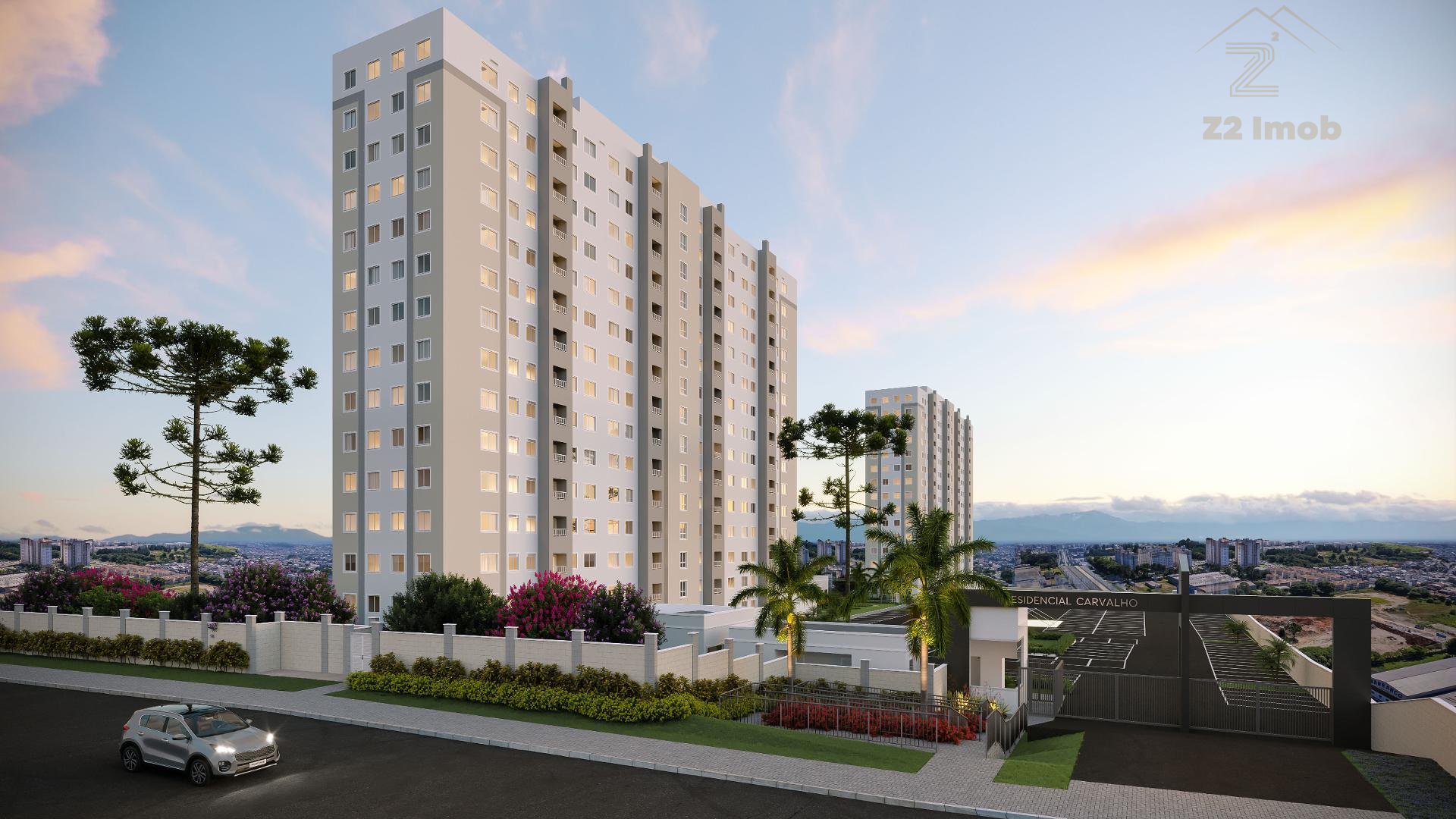 Apartamento 2 Quartos com Garden e Sacada no Pinheirinho
