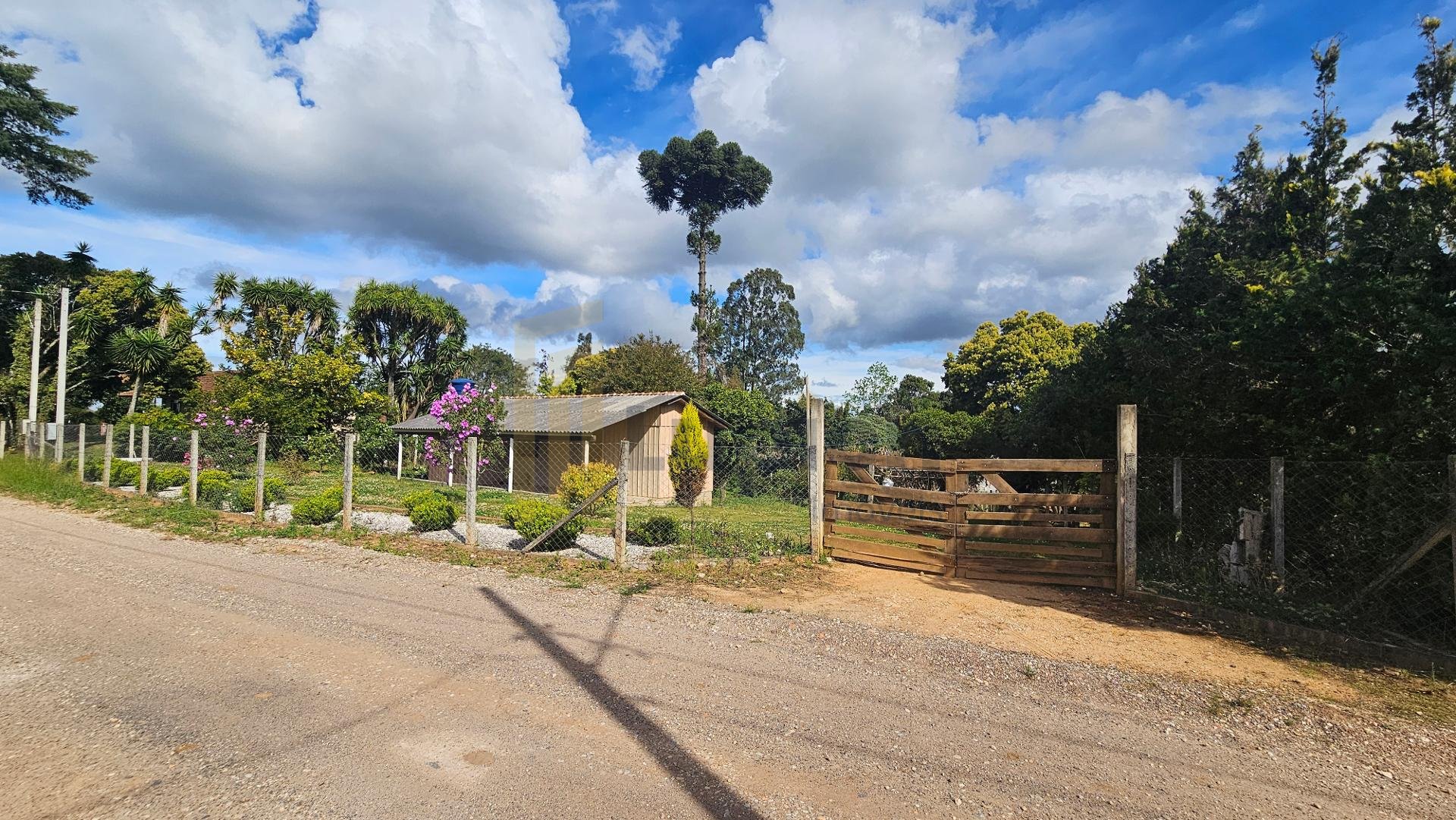 Terreno Amplo com Casa em Madeira e Pomar  Tranquilidade e Esp...