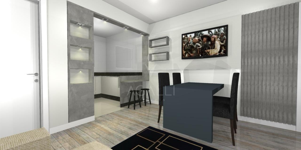 Apartamento mobiliado à venda em Curitiba  2 quartos, moderno ...