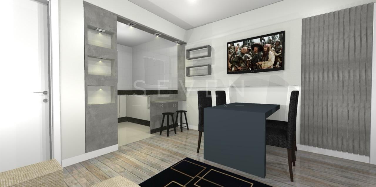 Apartamento mobiliado à venda em Curitiba  2 quartos, moderno ...