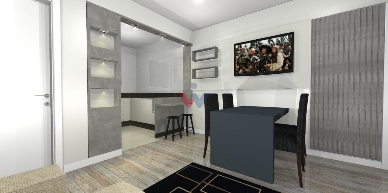 Apartamento mobiliado à venda em Curitiba  2 quartos, moderno ...