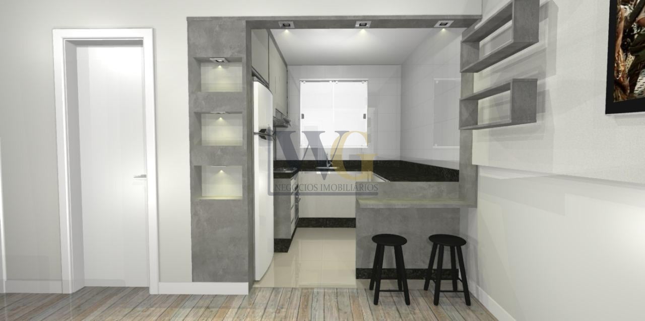 Apartamento mobiliado à venda em Curitiba  2 quartos, moderno ...